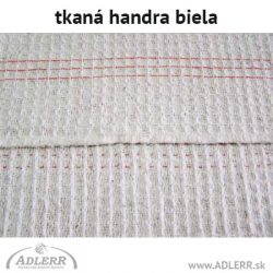 Handra na podlahu tkaná biela