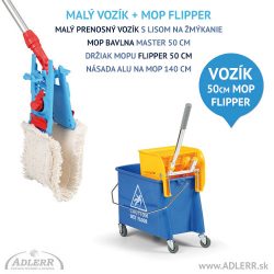 Malý vozík s mopom