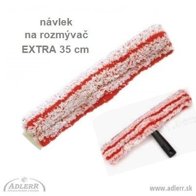 návlek na rozmývač extra 35 cm - červené pásiky